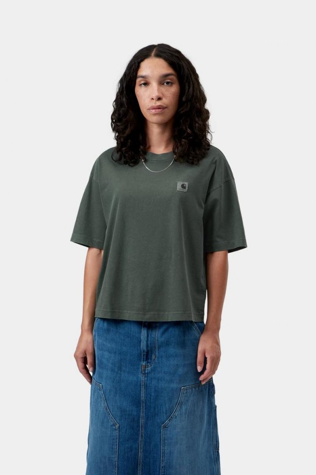 Carhartt S/S Nelson T-Shirt - Dark Scarab, Garment dyed Carhartt S/S Nelson T-Shirt - Dark Scarab, Garment dyed