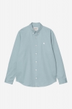 Carhartt L/S Madison Shirt - Tourmaline / White Carhartt L/S Madison Shirt - Tourmaline / White