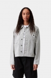 Carhartt Mercer Chore Coat - Mercer Stripe, Graphite / Wax, Stone washed Carhartt Mercer Chore Coat - Mercer Stripe, Graphite / Wax, Stone washed