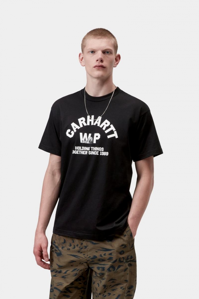 Carhartt S/S Column T-Shirt - Black