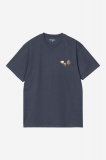 Carhartt S/S Button T-Shirt - Blue