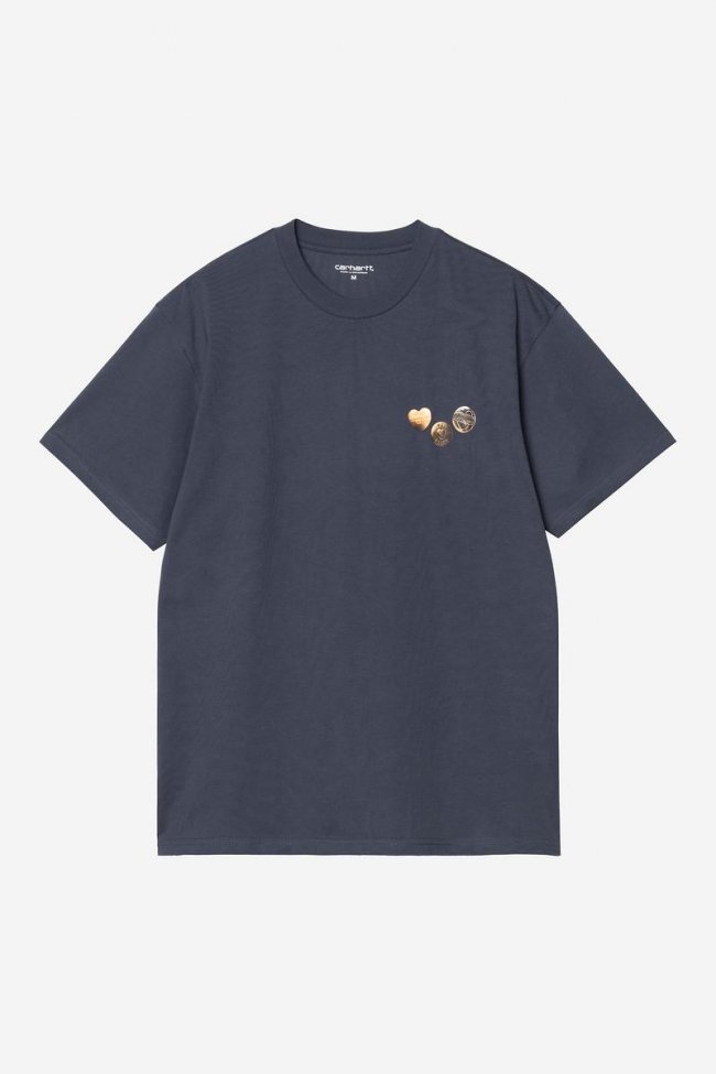 Carhartt S/S Button T-Shirt - Blue