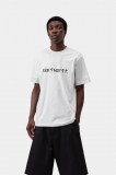 Carhartt S/S Script T-Shirt - Ash Heather / Graphite