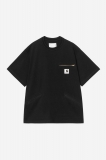 sacai x Carhartt WIP Cotton Jersey T-Shirt - Sacai Black sacai x Carhartt WIP Cotton Jersey T-Shirt - Sacai Black