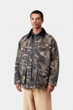 Carhartt Lander Coat - Camo Feather Tree, Black / Black, Stone washed Carhartt Lander Coat - Camo Feather Tree, Black / Black, Stone washed
