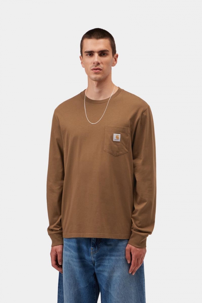Carhartt L/S Pocket T-Shirt - WIP H Brown