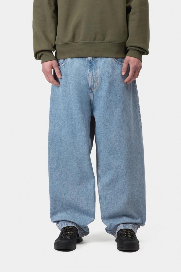 Carhartt Brandon Pant - Blue, Stone bleached