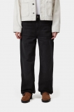 Carhartt Pierce Pant Straight - Black, Stone canvas Carhartt Pierce Pant Straight - Black, Stone canvas
