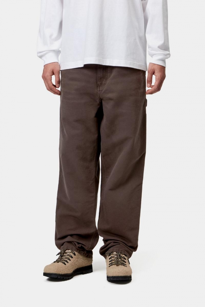 Carhartt Single Knee Pant - Tobacco, Stone canvas