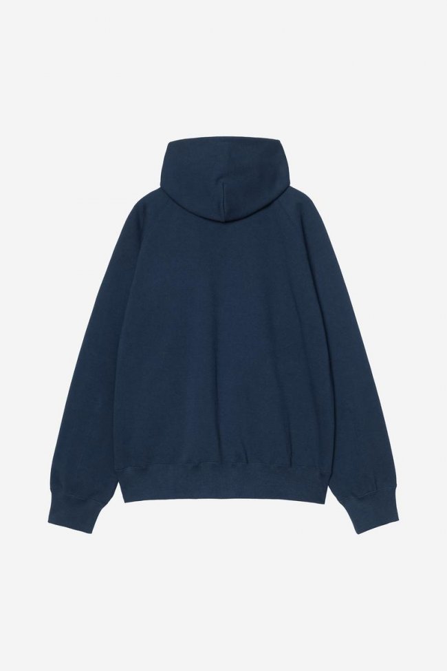 sacai x Carhartt WIP Cotton Jersey Hoodie - Sacai Blue