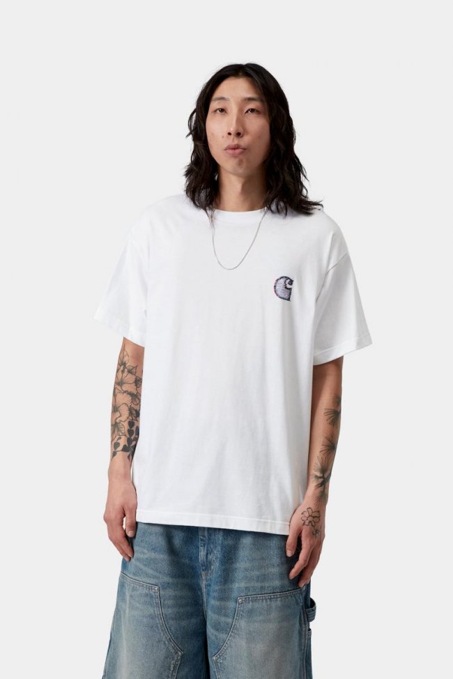 Carhartt S/S Mind Your Head T-Shirt - White Carhartt S/S Mind Your Head T-Shirt - White