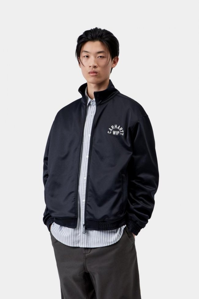 Carhartt Bolon Sweat Jacket - Dark Navy Carhartt Bolon Sweat Jacket - Dark Navy