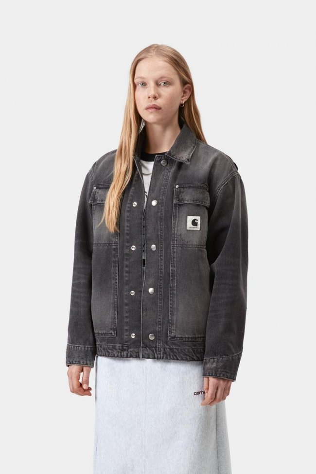 Carhartt OG Arctic Jacket - Black, Grind wash