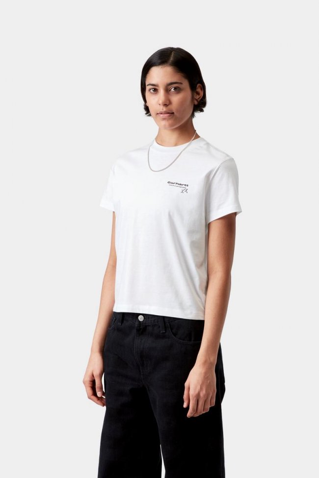 Carhartt S/S Garble T-Shirt - White Carhartt S/S Garble T-Shirt - White