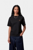 Carhartt S/S American Script T-Shirt - Black