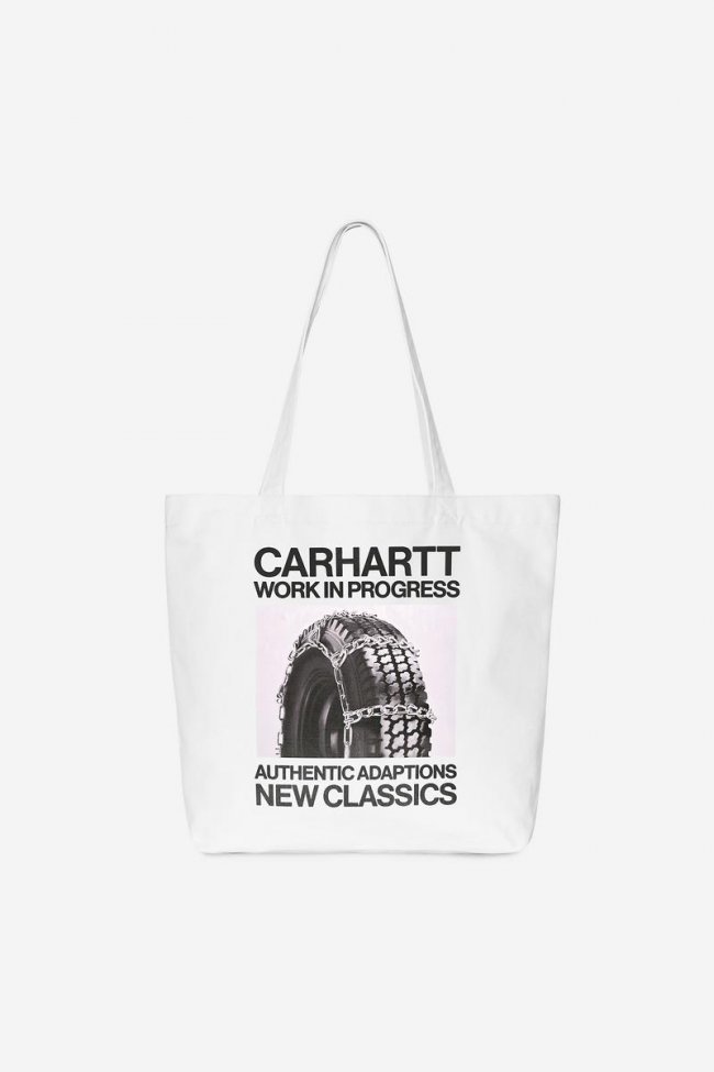 Carhartt Canvas Graphic Tote - Sean Hamilton Print, White