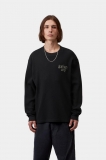 Carhartt L/S Blackletter Waffle T-Shirt - Black / White Carhartt L/S Blackletter Waffle T-Shirt - Black / White