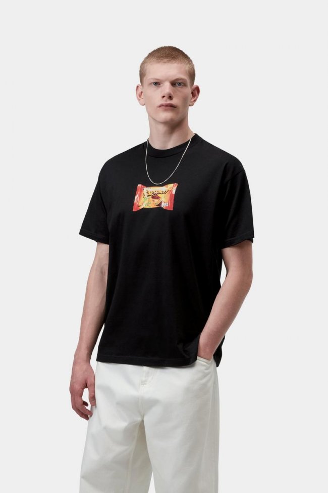 Carhartt S/S Road Side Snack T-Shirt - Black
