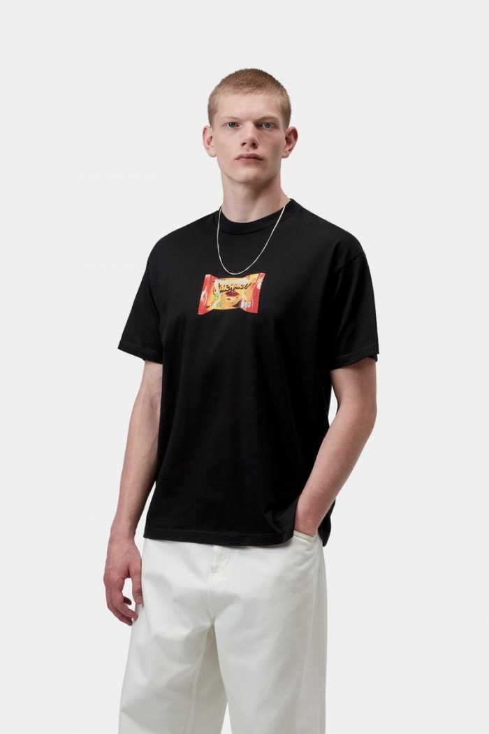 Carhartt S/S Road Side Snack T-Shirt - Black