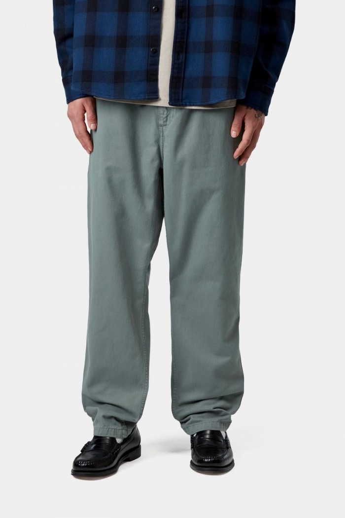 Carhartt Flint Pant - Velvet Green, Garment dyed