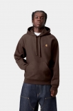 Carhartt Hooded American Script Sweatshirt - Palisander Carhartt Hooded American Script Sweatshirt - Palisander