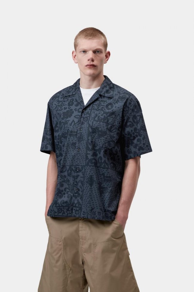 Carhartt S/S Vestige Shirt - Vestige, Blue
