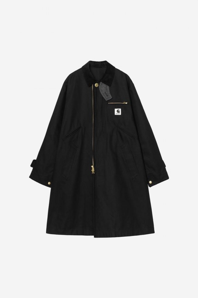 Carhartt sacai x Carhartt WIP Duck Coat - Sacai Black