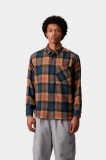 Carhartt L/S Dern Shirt - Dern Check, Sycamore Tree Carhartt L/S Dern Shirt - Dern Check, Sycamore Tree