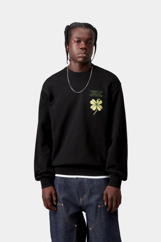 Carhartt Clover Sweatshirt - Black