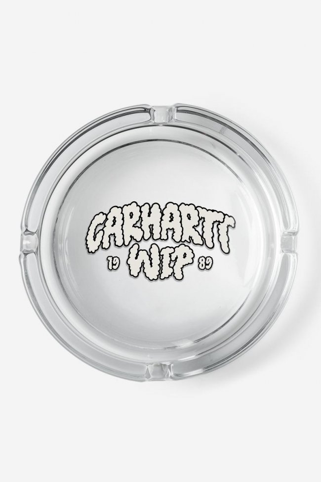 Carhartt Cloud Script Ashtray - Clear Carhartt Cloud Script Ashtray - Clear