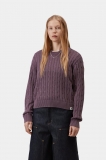 Carhartt Carter Sweater - Cozy Purple, Garment dyed Carhartt Carter Sweater - Cozy Purple, Garment dyed