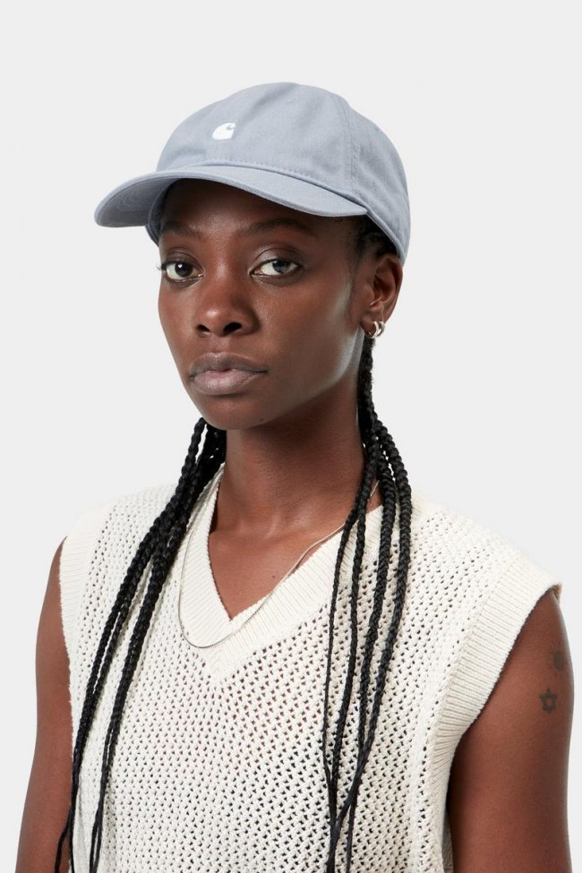 Carhartt Madison Logo Cap - Shady Blue / White