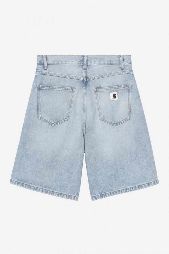 Carhartt Brandon Short - Blue, Heavy worn bleached