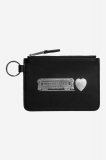 Carhartt Deconstructed Leather Wallet - Black / Silver Carhartt Deconstructed Leather Wallet - Black / Silver