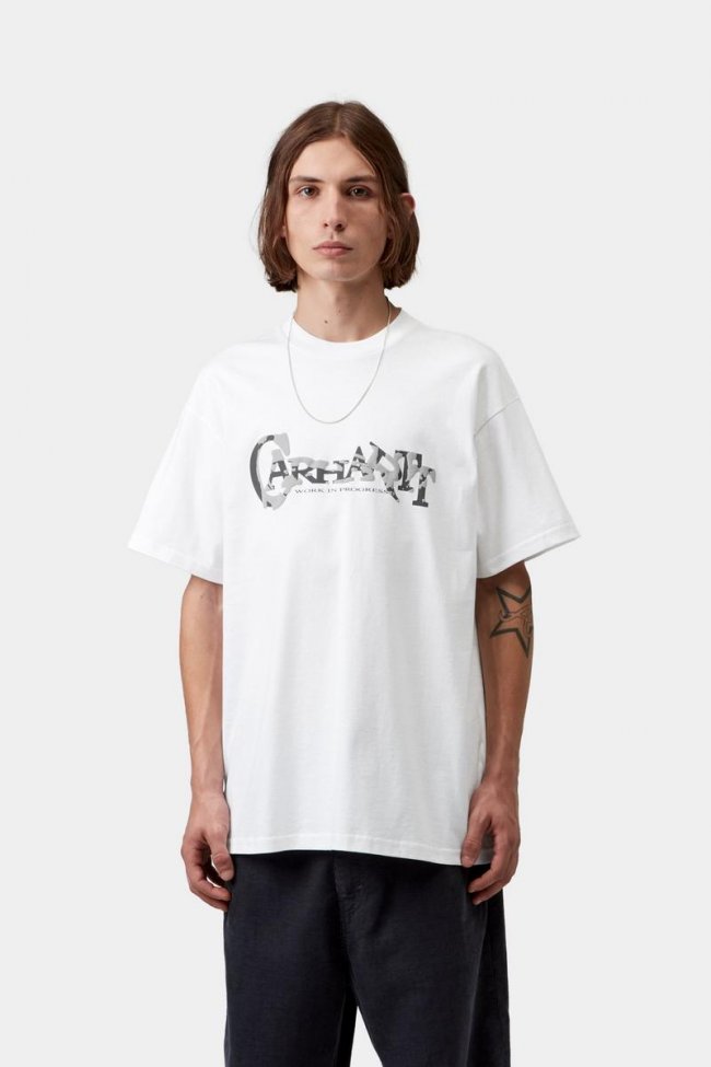Carhartt S/S Chinsel Script T-Shirt - White