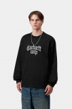 Carhartt L/S Blackletter T-Shirt - Black