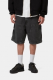 Carhartt Double Knee Short - Black, Stone washed Carhartt Double Knee Short - Black, Stone washed