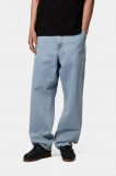 Carhartt Single Knee Pant - Blue, Heavy stone bleached Carhartt Single Knee Pant - Blue, Heavy stone bleached