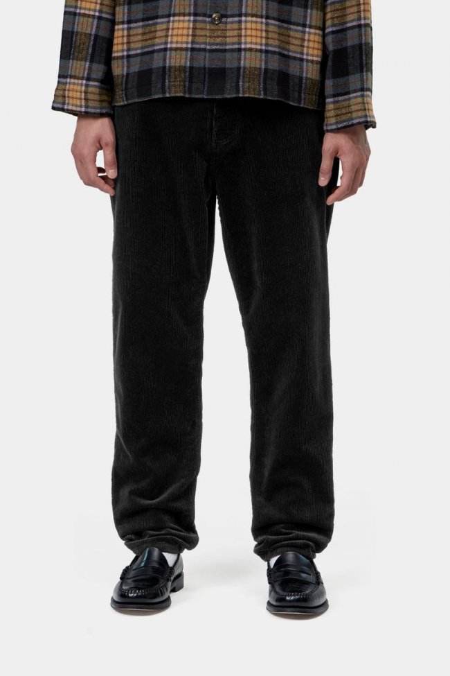 Carhartt Newel Pant - Black, Rinsed