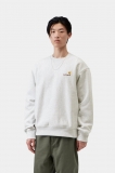 Carhartt American Script Sweatshirt - Ash Heather Carhartt American Script Sweatshirt - Ash Heather