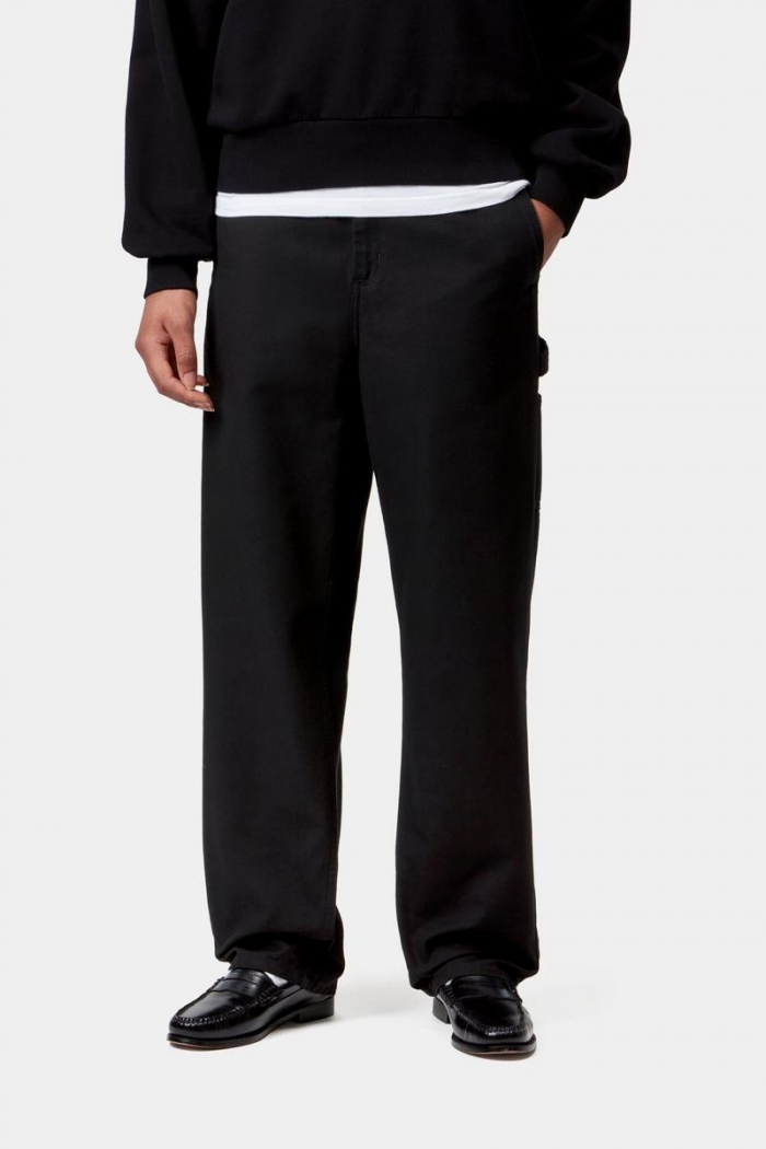 Carhartt Pierce Pant Straight - Black, Rinsed