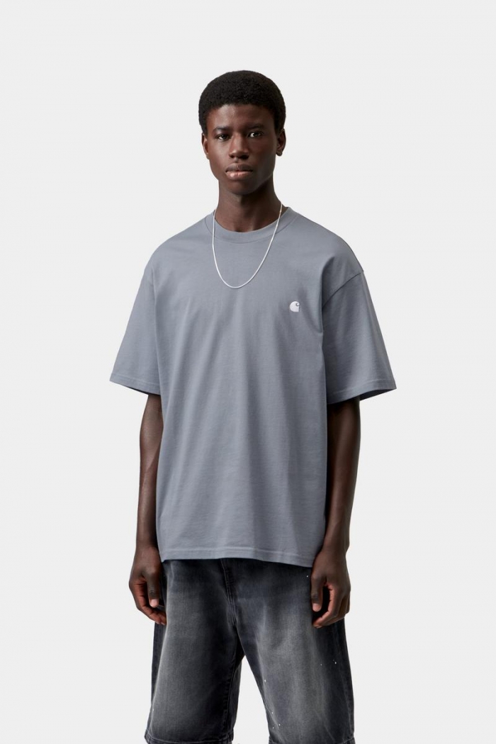 Carhartt S/S Madison T-Shirt - Shady Blue / White