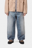 Carhartt Brandon Double Knee Pant - Blue, Grind wash Carhartt Brandon Double Knee Pant - Blue, Grind wash