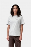 Carhartt S/S Script Embroidery T-Shirt - Ash Heather / Cozy Purple Carhartt S/S Script Embroidery T-Shirt - Ash Heather / Cozy Purple