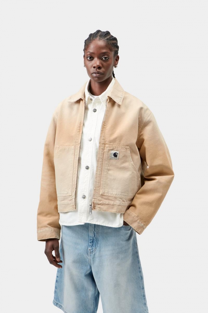 Carhartt OG Arcan Jacket - Dusty H Brown / Dusty H Brown, Destroy wash
