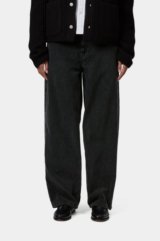Carhartt Brandon Pant - Black, Dusky washed