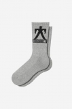 Carhartt Bricky Man Socks - Grey Heather / Black Carhartt Bricky Man Socks - Grey Heather / Black
