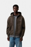 Carhartt Hooded Painter Jacket - Tobacco, Destroy wash, splatter