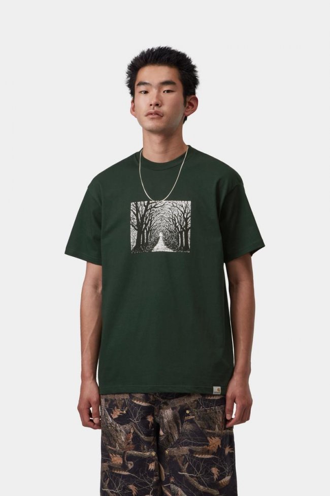 Carhartt S/S Avenue T-Shirt - Dark Scarab