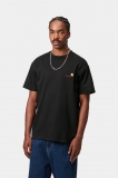 Carhartt S/S American Script T-Shirt - Black